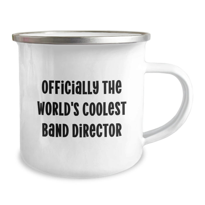 Funny Band Director Gifts for Men - Officially The World's Coolest Dad - Camping Mug for Father's Day from Family - Image 2