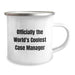 Gifts for the World's Coolest Case Manager - Funny Camping Mug for Mom - Mother's Day Unique Gifts from Family - Image 2