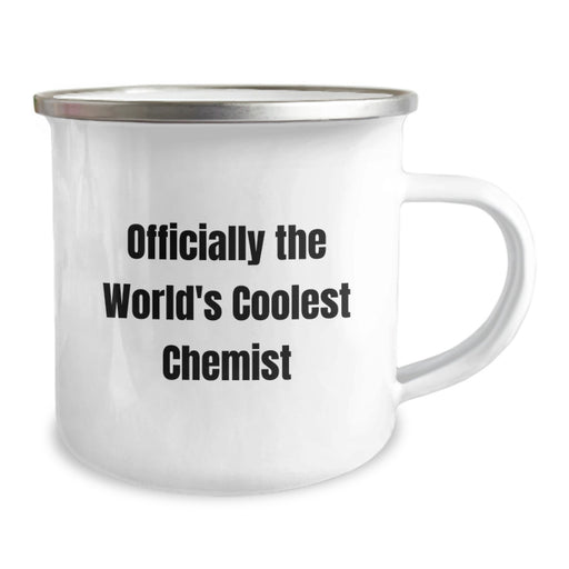Funny Chemist Gifts from Friends for Chemist, Officially The World's Coolest Chemist, Unique Camping Mug for Graduation - Image 2