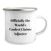 Funny Claims Adjuster Gifts from Friends for Graduation Unique Gifts - Officially The World's Coolest Claims Adjuster Camping Mug - Image 2