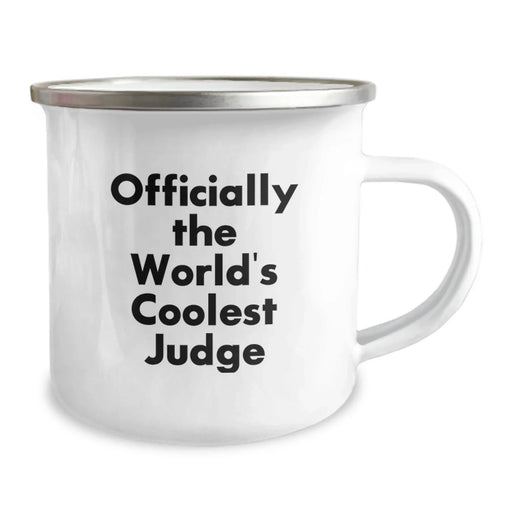 Funny Judge Gifts for Men - Christmas Unique Gifts from Friends and Family - Officially The World's Coolest Judge Camping Mug - Image 2