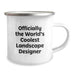 Funny Officially The World's Coolest Landscape Designer Gift for Dad Men Unique Father's Day Camping Mug - Image 2