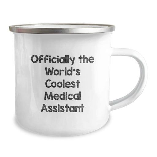 Funny Medical Assistant Gifts from Men to Family - Officially The World's Coolest Medical Assistant Camping Mug for Father's Day Unique - Image 2