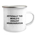 Christmas Unique Gifts from Friends and Family to the World's Coolest Neurosurgeon Camping Mug, Funny Quote, Stainless Steel, 12 oz - Image 2