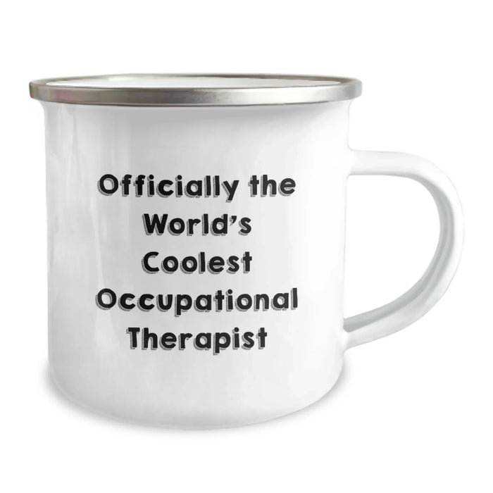 Occupational Therapist Gifts for Christmas - Funny World's Coolest OT Camping Mug, Gifts from Friends to Occupational Therapist Men - Image 2