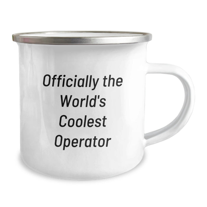 Funny Operator Gifts for Men, World's Coolest Operator Camping Mug from Friends, Unique Christmas Unique Gifts - Image 2