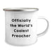 Funny Preacher Camping Mug Gift for Him, Officially The World's Coolest Preacher Unique Birthday Unique Gifts from Friends for Men, 12 oz Stainless Steel - Image 2