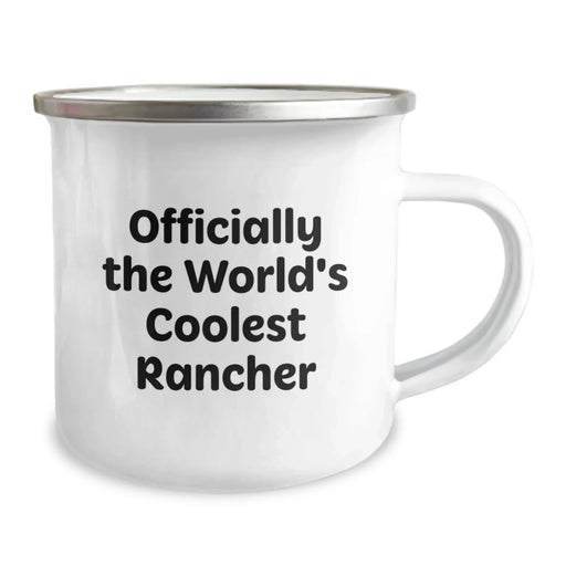 Funny Rancher Gifts for the World's Coolest Rancher Birthday Unique Finds, Camping Mug for Rancher Enthusiasts, Gifts from Friends to Family - Image 2