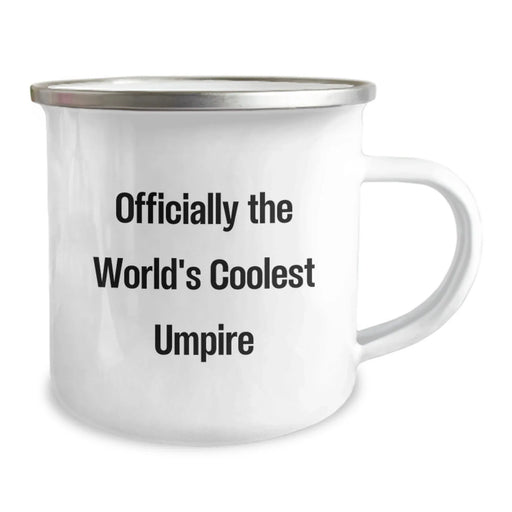 Funny Camping Mug Gifts from Men to Umpire Friends on Valentine's - Officially The World's Coolest Umpire - Image 2