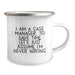 Funny Case Manager Gifts from Friends to Coworkers on Father's Day - Camping Mug with 'I'm Never Wrong' Quote - Image 2