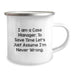 Funny Case Manager Gifts, Unique Father's Day Presents for Men - Camping Mug, I Am A Case Manager. To Save Time Let's Just Assume I'm Never Wrong. Quotes on Stainless Steel with Enamel Finish - Image 2