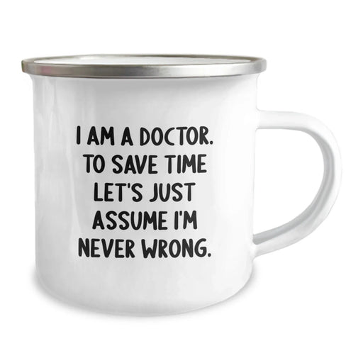 Funny Camping Mug Gifts for Doctors from Friends and Family - I Am A Doctor Mug for Birthday Unique Gifts - Image 2