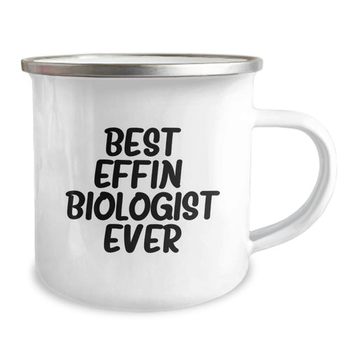 Funny Biologist Gifts for Her, Camping Mug, Best Effin' Biologist Ever Quote, Unique Mother's Day Unique Gifts from Mom - Image 2