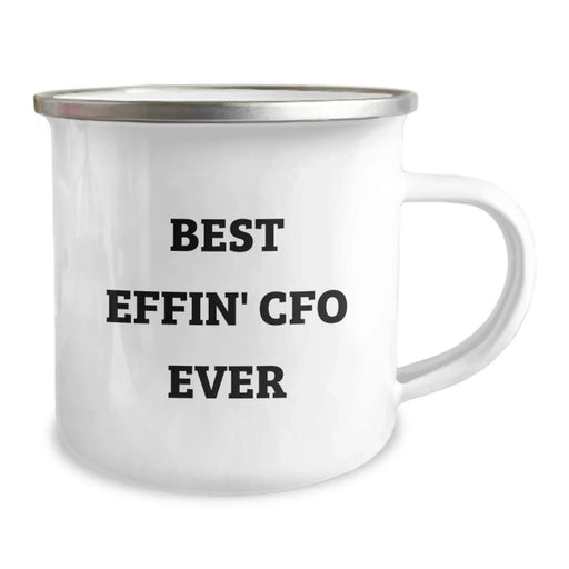 Funny CFO Gifts for Men - Best Effin' Cfo Ever Camping Mug for Valentine's Unique Gifts from Friends - Image 2