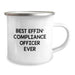 Funny Compliance Officer Gifts for Valentine's - Best Effin' Compliance Officer Ever Camping Mug, Funny Quote, Compliance Officer Appreciation, Unique Gifts from Friends - Image 2