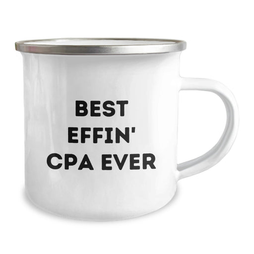 Gifts for CPA Enthusiasts, Funny Camping Mug, Best Effin' Cpa Ever Quote, Unique Father's Day Unique Gifts for Men - Image 2