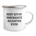 Funny Insurance Adjuster Gifts for Dad, Best Effin' Ever Camping Mug, 12 oz Stainless Steel with Enamel Finish, Unique Father's Day Presents from Family, Friends, or Coworkers - Image 2