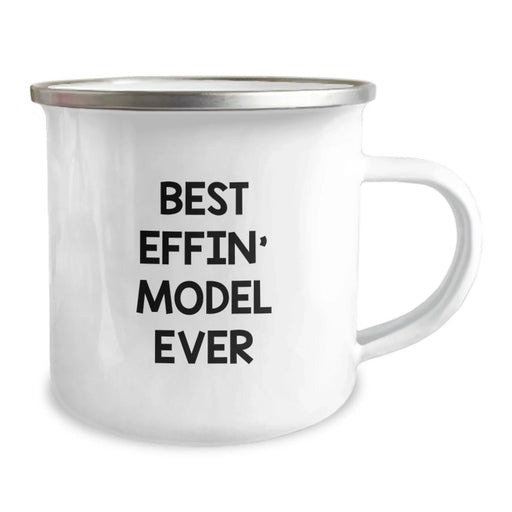 Funny Model Gifts from Friends - Best Effin' Model Ever Stainless Steel Camping Mug for Men, Women, and Family - Unique Christmas Unique Gifts - Image 2