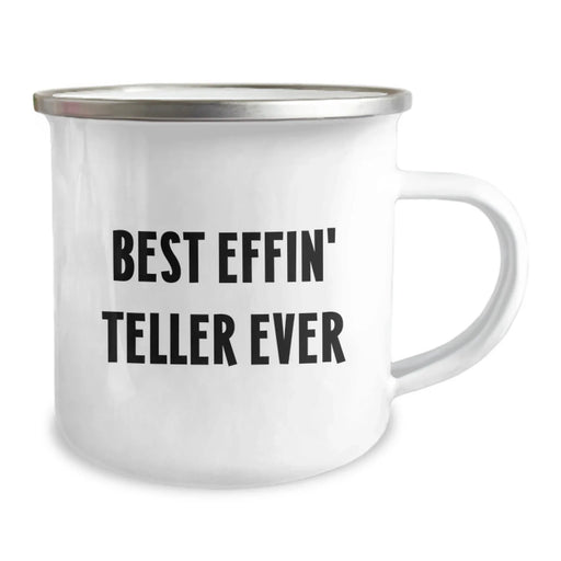 Funny Teller Camping Mug Gifts from Friends for Men - Best Effin' Teller Ever, Unique Christmas - Image 2