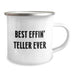 Funny Teller Camping Mug Gifts from Friends for Men - Best Effin' Teller Ever, Unique Christmas - Image 2
