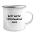 Funny Veterinarian Gifts for Men, Unique Birthday Unique Gifts from Friends and Family, Best Effin' Veterinarian Ever Stainless Steel Camping Mug - Image 2