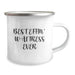 Funny Waitress Birthday Unique Gifts from Friends, Best Effin' Waitress Ever Camping Mug for Waitress, Stainless Steel with Enamel Finish - Image 2