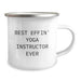 Funny Yoga Instructor Gifts from Friends, Best Effin' Camping Mug for Men, Unique Christmas Unique Gifts for Yoga Instructor - Image 2
