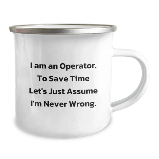 Funny Operator Camping Mug Gifts for Birthday - Unique Operator Operator Gifts from Friends - Image 2