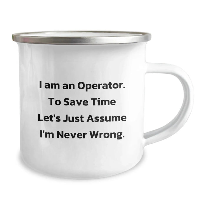 Funny Operator Camping Mug Gifts for Birthday - Unique Operator Operator Gifts from Friends - Image 2