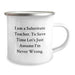 Funny Substitute Teacher Camping Mugs Gifts from Friends and Family for Birthday - Image 2
