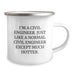Civil Engineer Gifts, Funny Coffee Mug for Men, 'I'm A Civil Engineer. Just Like A Normal Civil Engineer Except Much Hotter.' Christmas Unique Presents from Friends - Image 2