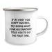 Funny Accountant Gift Ideas for Dad - If At First You Don't Succeed, Try Doing What Your Accountant Told You To Do The First Time Gifts from Husband for Father's Day Camping Mug - Image 2