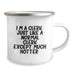 Funny Clerk Gifts for Men, Women, Coworkers, Family - I'm A Clerk. Just Like A Normal Clerk Except Much Hotter. 12 oz Stainless Steel Camping Mug - Image 2