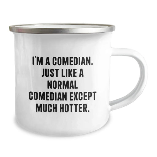 Comedian Mug Gifts from Friends to Comedian Men, Camping Mug Funny Quote, Unique Christmas Unique Gifts for Men Comedian - Image 2