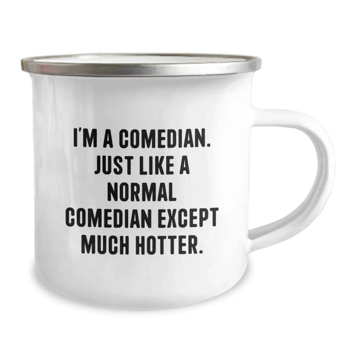 Comedian Mug Gifts from Friends to Comedian Men, Camping Mug Funny Quote, Unique Christmas Unique Gifts for Men Comedian - Image 2