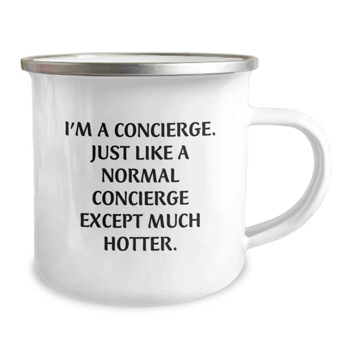 Concierge Gifts, Funny Quote Camping Mug, Gifts from Friends or Coworkers for Concierge, Perfect Birthday Unique Gifts - Image 2