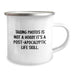 Funny Taking Photos Gifts for Him, Post-apocalyptic Life Skill, Unique Graduation Gifts from Dad to Son for Taking Photos Enthusiast, Camping Mug - Image 2