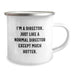 Funny Director Gifts, Christmas Unique Gifts for Directors, I'm A Director Camping Mug, Stainless Steel Enamel Finish - Image 2