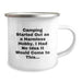 Funny Camping Gifts from Family - 'Camping Started Out As A Harmless Hobby' Christmas Unique Mug for Camping Lovers - Image 2