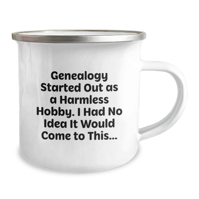 Genealogy Gifts for Genealogy Lovers, Funny Quote Graduation Unique Gifts from Friends, Personalized Genealogy Camping Mug for Men Women Family - Image 2