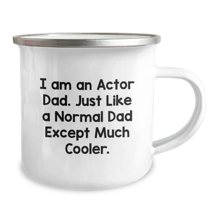 Funny Actor Dad Camping Mug, Gifts for Actor, Husband, Father, Unique Graduation Gifts from Friends, Family, or Coworkers - Image 2