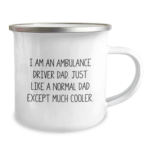 Ambulance Driver Dad Gifts from Family, Funny Camping Mug for Ambulance Driver Men, Graduation Unique Gifts for Ambulance Driver Dad - Image 2