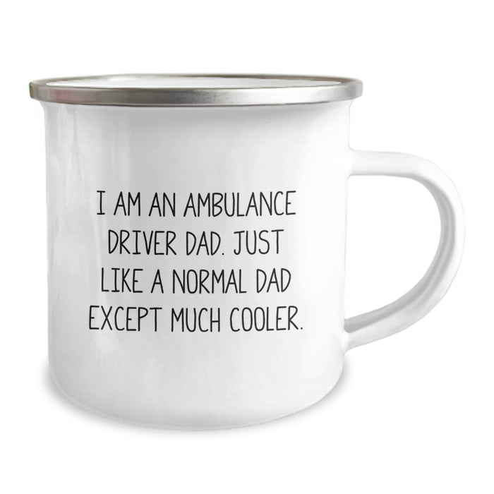 Ambulance Driver Dad Gifts from Family, Funny Camping Mug for Ambulance Driver Men, Graduation Unique Gifts for Ambulance Driver Dad - Image 2