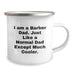 Funny Barber Gifts for Men - 'I Am A Barber Dad' Camping Mug, Unique Graduation Gifts from Dad to Barber - Image 2