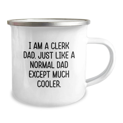 Funny Clerk Camping Mug Gifts from Dad for Graduation Unique Celebration - Image 2