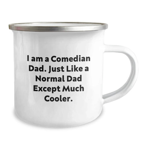Funny Comedian Dad Gifts, Camping Mugs for Comedian Lover, Birthday Unique Gifts from Dad to Comedian Son - Image 2