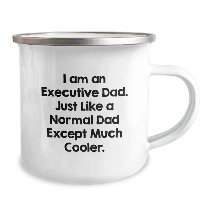Camping Mug for Executive Dad Funny Quote Gifts from Men to Executive Family Graduation Unique - Image 2