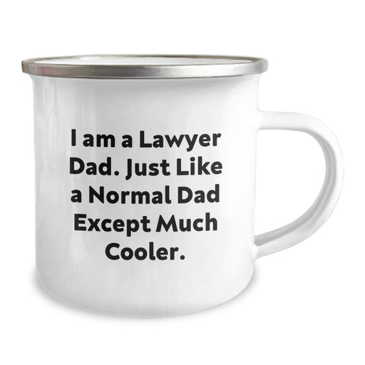 Funny Lawyer Gifts for Men - Camping Mug - I Am A Lawyer Dad - Perfect Graduation Unique Gifts from Dad to Son - Image 2