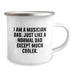 Funny Musician Dad Gifts for Him, Musician Camping Mug for Graduation Unique Gifts from Dad, 'I Am A Musician Dad - Much Cooler' - Image 2
