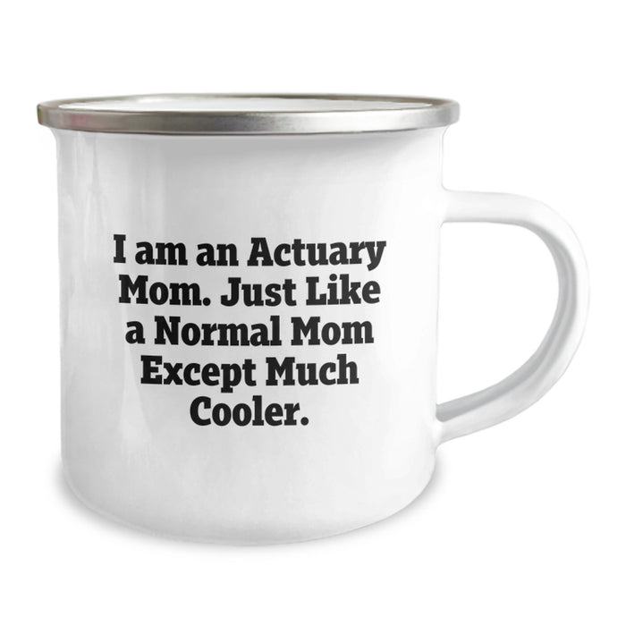Funny Actuary Mom Graduation Gift Ideas for Actuary Friends - Cute Camping Mug for Actuary Women or Men - Image 2